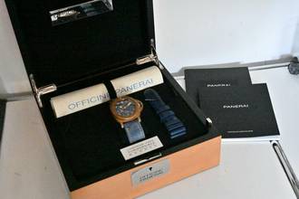 Thumbnail von Panerai Luminor Submersible 1950 3 Days Bronze Bronzo PAM 671 Limited 47mm Blue Dial
