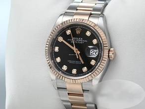 Thumbnail von Rolex Datejust 36 126231 2020 Stahl Rosegold 750 Diamanten Automatik Stainless Steel 18kt Rose Gold Oyster-band Chronometer Black Dial