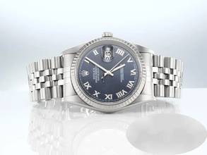 Thumbnail von Rolex Datejust 36 16234 Stahl Weissgold 750 2001 Automatik 36mm Stainless Steel 18kt White Gold Date Just Jubilé-band Chronometer Oyster