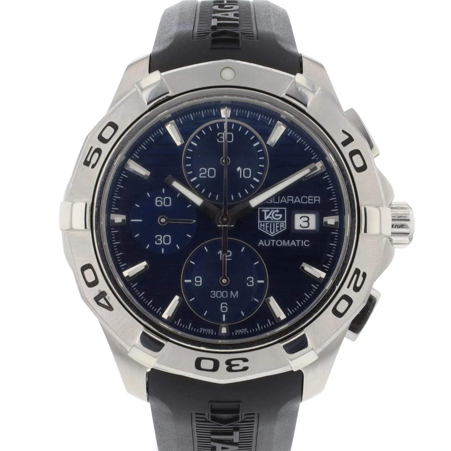  TAG Heuer Aquaracer 300M Chronograph Blue Dial 