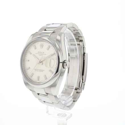  Rolex Oyster Perpetual Date 34 Silver Dial 
