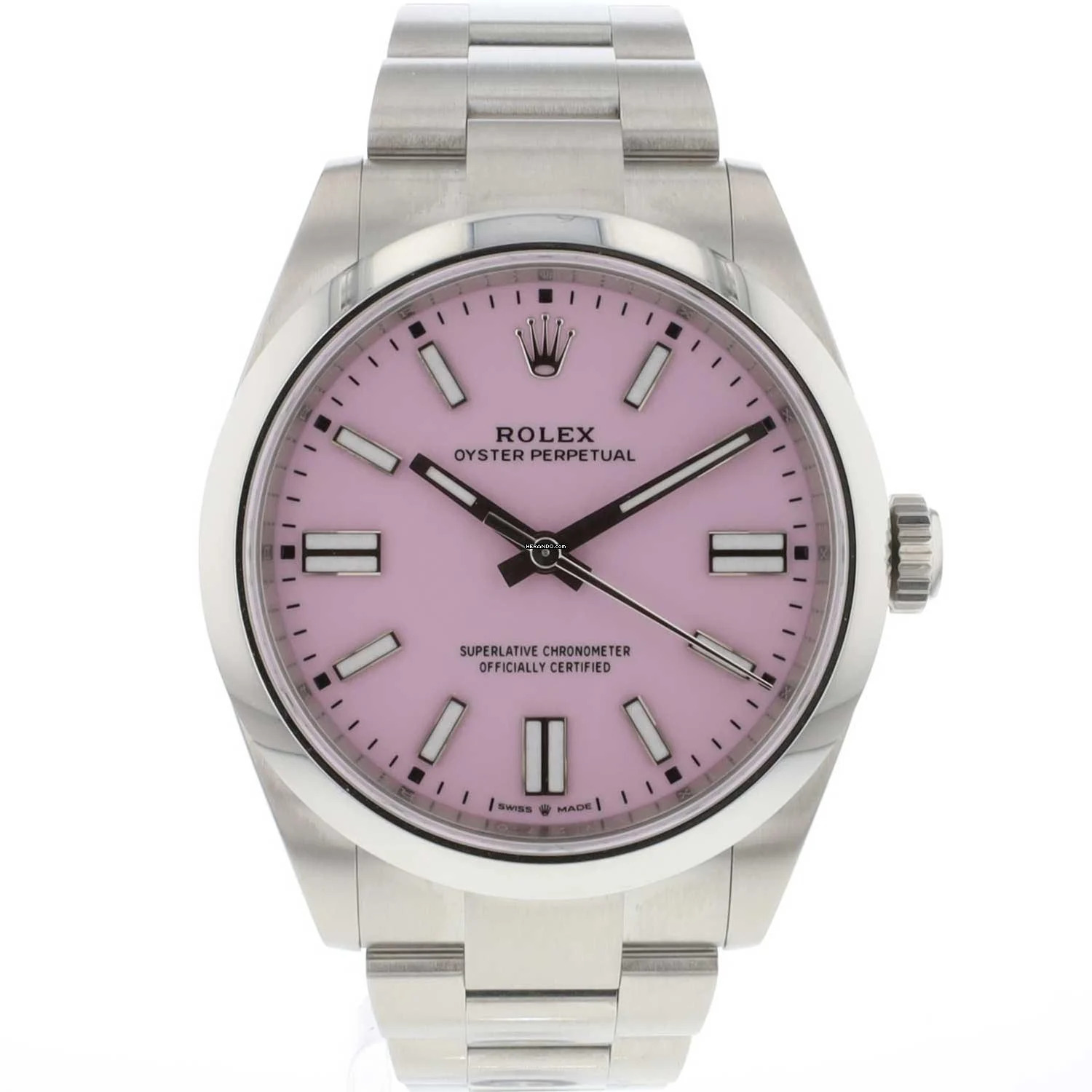 Rolex Oyster Perpetual 41 Candy Pink Dial NEW '25