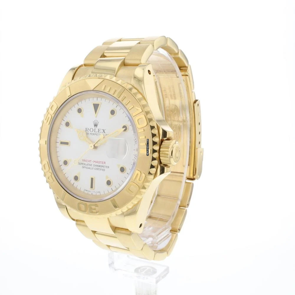 Rolex Yacht-Master 40 Yellow Gold White Dial