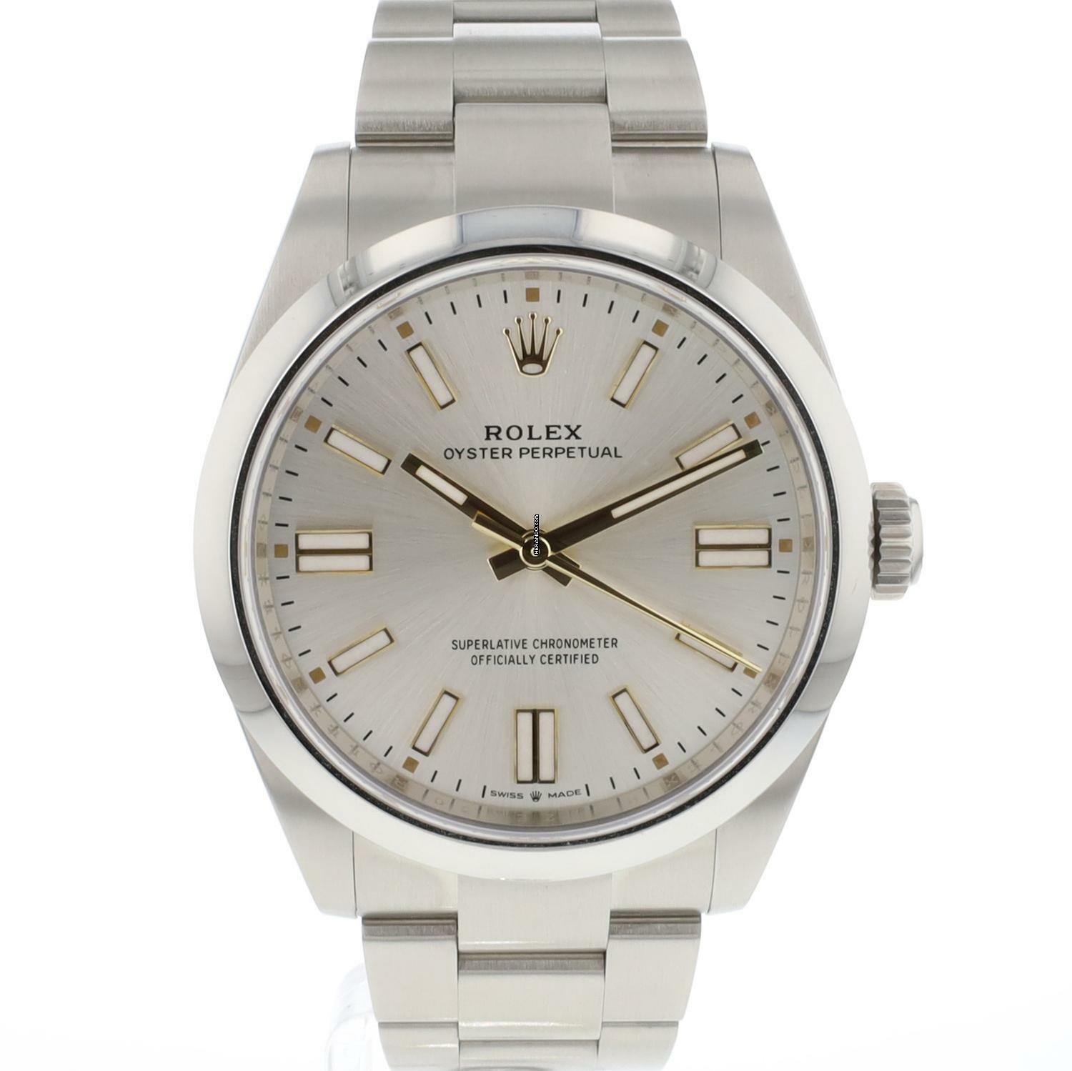 Rolex Oyster Perpetual 41 Silver Dial NEW '25