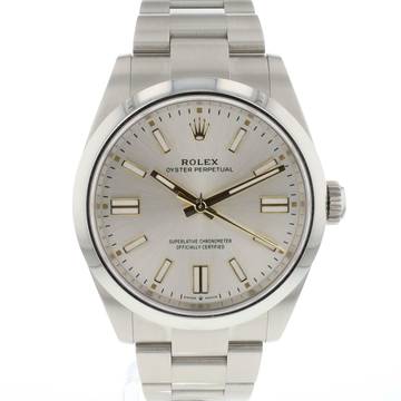  Rolex Oyster Perpetual 41 Silver Dial NEW '25 