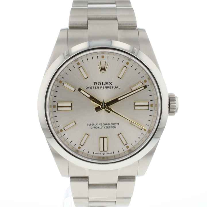  Rolex Oyster Perpetual 41 Silver Dial NEW '25 