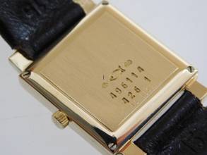 Thumbnail von Chopard Classic Damenuhr 18 Karat Gelbgold mit original Bri 18 Karat Gelbgold 21,5 x 29 mm