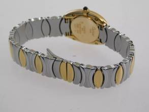 Thumbnail von Cartier Baignoire 18 Karat Gelbgold / Edelstahl Baignoire Damenuhr 22,5 x 31 mm wie Neu volles Band alle Glieder