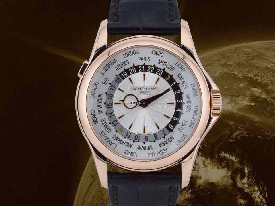  Patek Philippe World Time Complicazioni 5130r-00 Rose Gold World Time Like New 