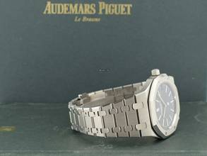 Thumbnail von Audemars Piguet Royal Oak Jumbo 16202st Jumbo Blue Dial New Full Set. New 2024