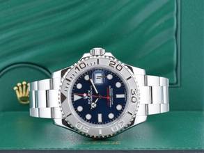 Thumbnail von Rolex Yacht-Master 40 40mm Blue - Like New - Full Set 2018
