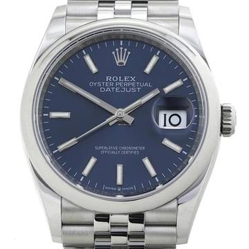  Rolex Datejust 36 Blue Index Ref.126200 