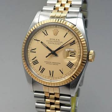  Rolex Datejust 36 Buckley Dial Stahl/Gold 18k/750 Rolex Box Buckley Dial 
