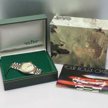Thumbnail von Rolex Datejust 36 Buckley Dial Stahl/Gold 18k/750 Rolex Box Buckley Dial