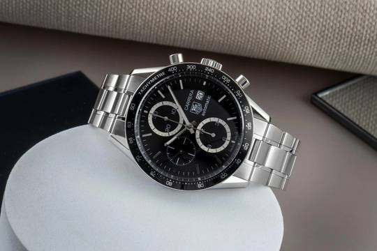  TAG Heuer Carrera Calibre 16 Chronograph Stahl Automatik Herrenuhr Ref. CV2010.BA0788 
