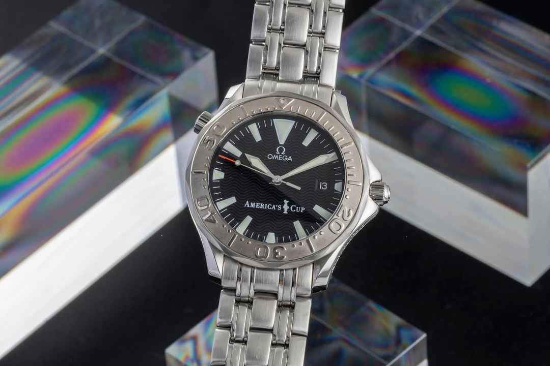 Omega Seamaster Diver 300 M Americas Cup Stahl / Weissgold Ref. 2533.50.00 LIMITED 