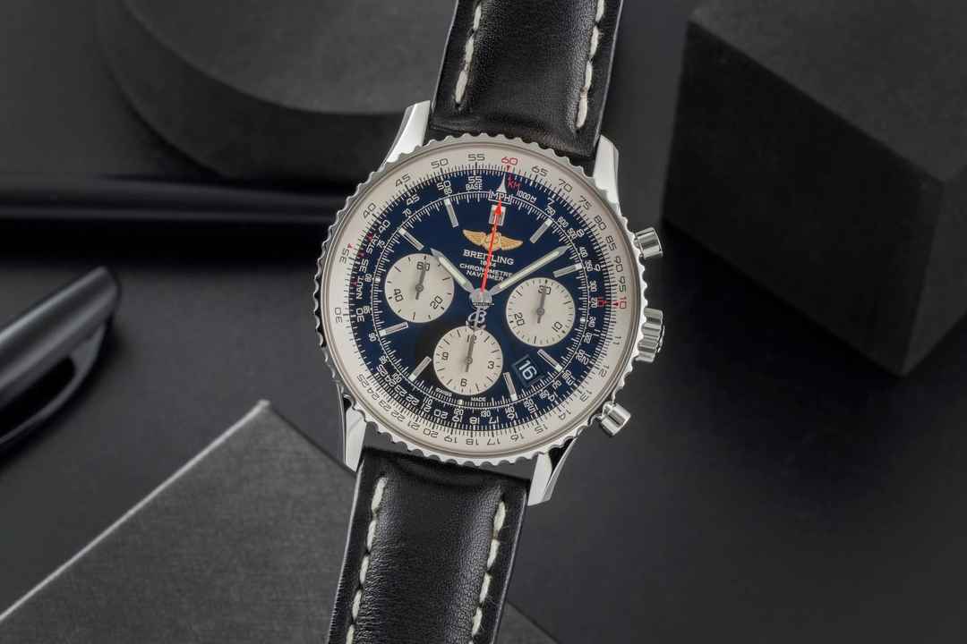  Breitling Navitimer 01 Automatik Edelstahl Ref. AB012012/BB01 B&P 