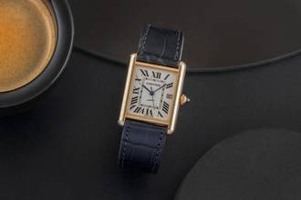 Thumbnail von Cartier Tank Louis Cartier 18k (0,750) Gold Quarz Herren W1529756 B&P Klassiker