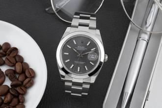 Thumbnail von Rolex Datejust 41 Silver Dial Edelstahl Automatik Herrenuhr Ref. 126300 B&P 2024