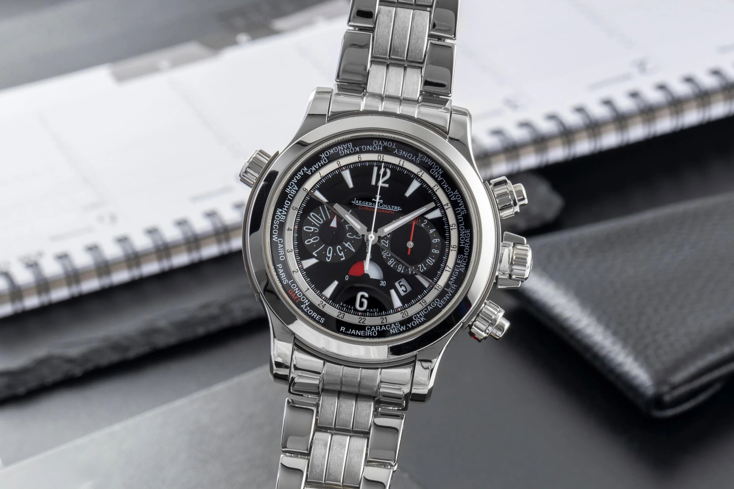  Jaeger-LeCoultre Master Compressor Extreme World Chronograph Stahl / Titan Ref. 150.8.22 Box 
