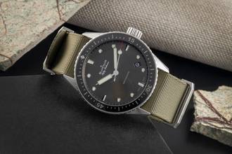 Thumbnail von Blancpain Fifty Fathoms Bathyscaphe Stahl Ref. 5000 1110 B52A