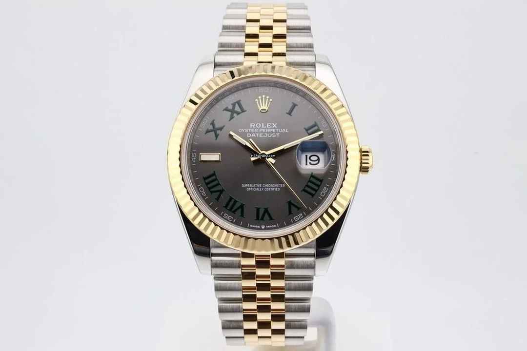  Rolex Datejust 41 Steel And Gold Wimbledon - With Box And Papers - 126333 2022 
