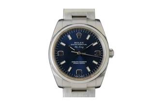 Thumbnail von Rolex Air King Oyster Perpetual Air-King 34MM - Blue Dial 114200 2010