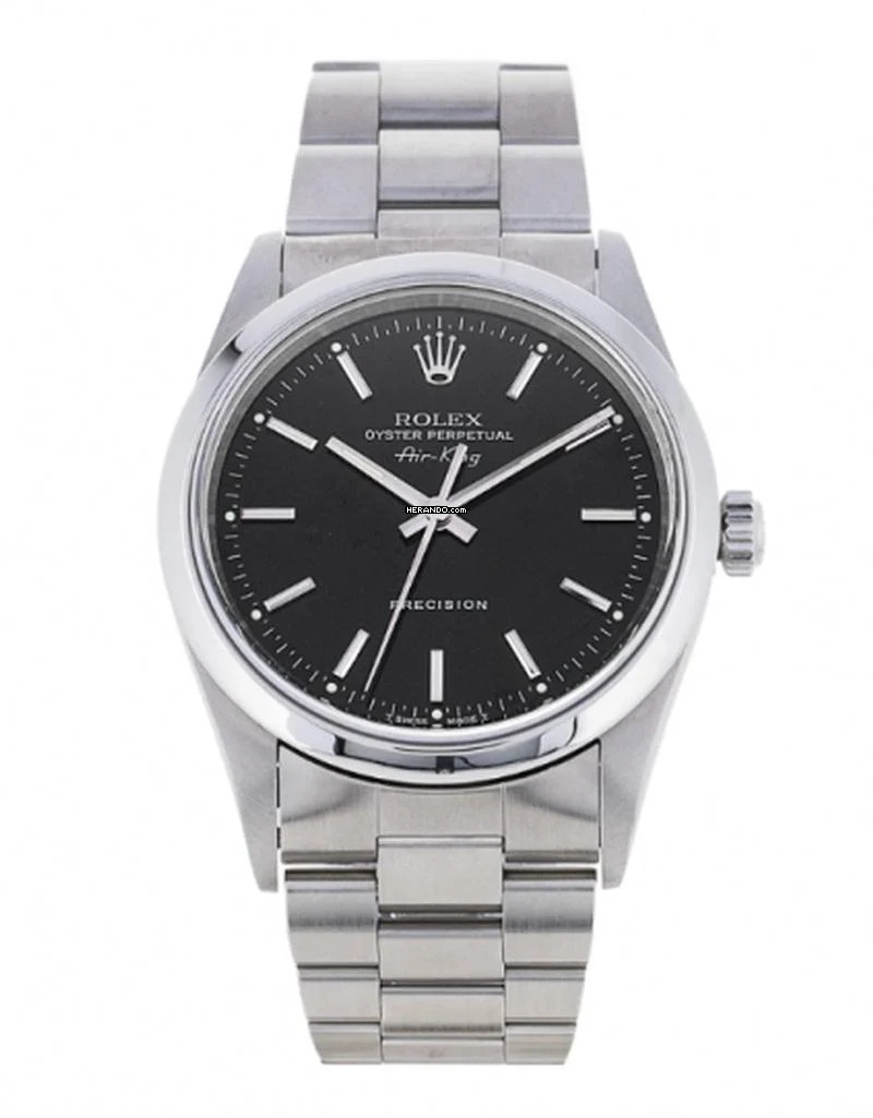  Rolex Air King Oyster Perpetual Air-King 34MM - Black Dial 14000 1999 