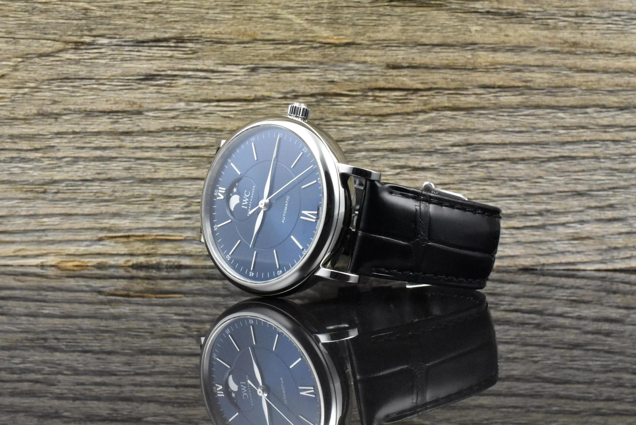  IWC Portofino Automatic Moon Phase Blue Automatik IW459402 Full Set 2020 