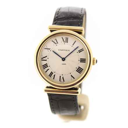  Cartier Vendome Biplan Watch Full Set 