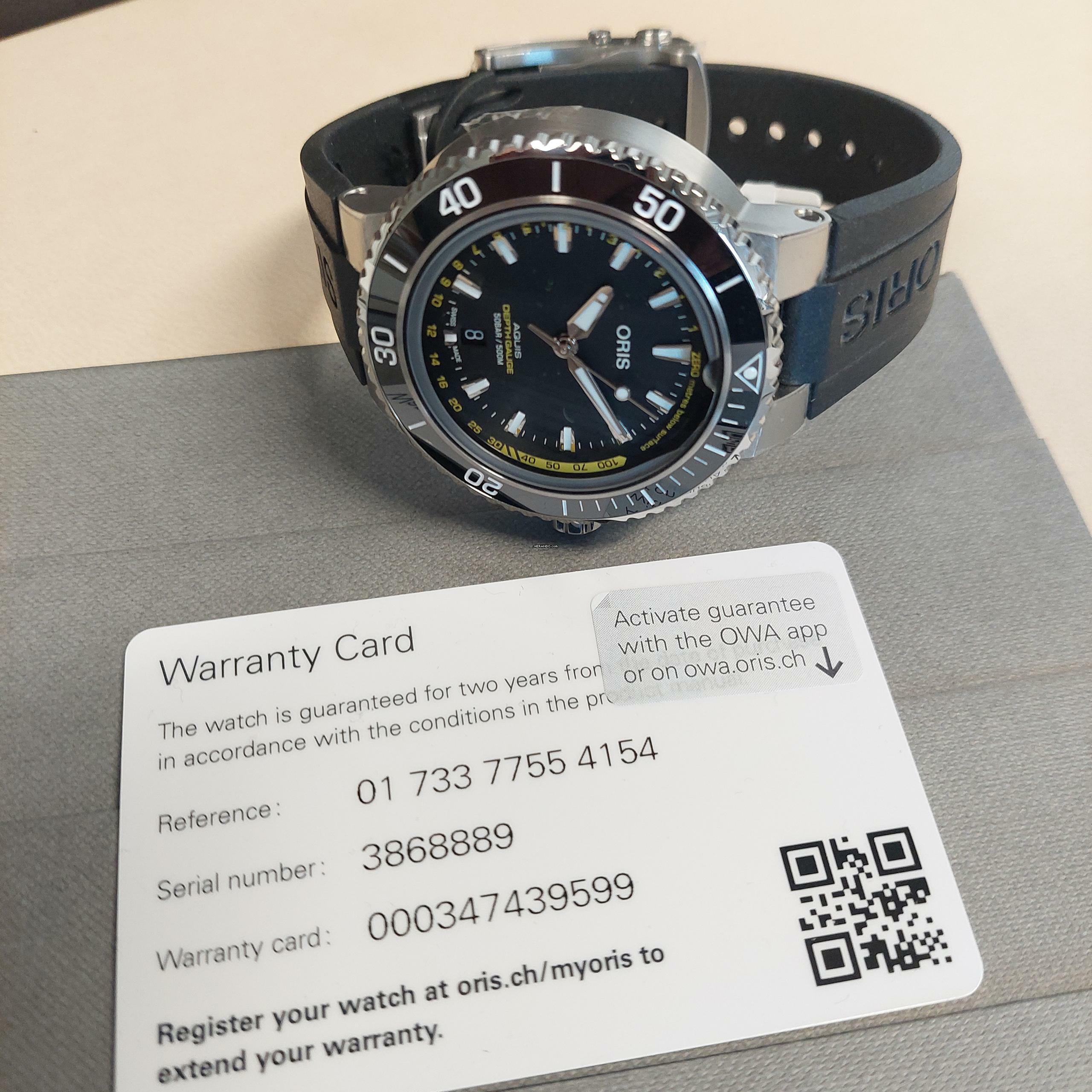 Thumbnail von Oris Aquis Depth Gauge Full Set