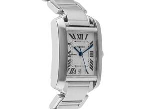 Thumbnail von Cartier Tank Française GM Großes Modell Ref.2302 2002 Full Set sehr gut Vintage Tank Francaise GM Großes Modell