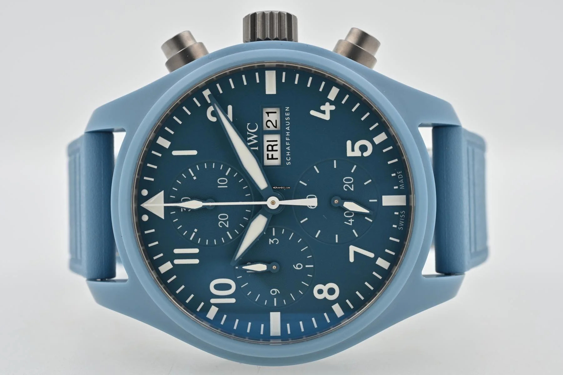  IWC Fliegeruhr Chronograph Top Gun Miramar Fliegerchronograph Pilots Chronograph Top Gun 41 Miramar Blue IW389409 