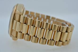 Thumbnail von Rolex Day-Date 36 Oyster Perpetual Day Date 18k Gold 18238 Havana Tropical Double Quickset