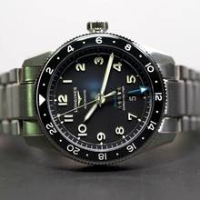 Thumbnail von Longines Spirit Automatic Black Dial Zulu Time NEW FULL SET