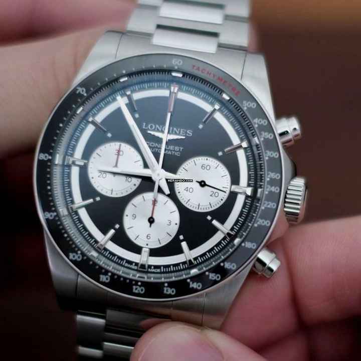 Longines Conquest CHRONOGRAPH NEW FULL SET 