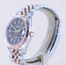 Thumbnail von Rolex Datejust 36 brown dial Jubiléband Stahl Roségold Fluted