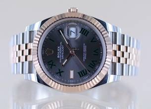 Thumbnail von Rolex Datejust 41 Stahl Roségold Wimbledon Dial Jubilé B+P 126331