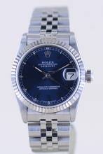 Thumbnail von Rolex Datejust 31 Medium Datejust Weißgold blue dial Jubiléband 31mm Lady B+P
