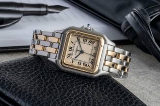 Thumbnail von Cartier Panthère Lady Stahl / Gold Datum Damenuhr Ref. 83083242 Klassiker