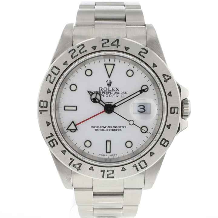  Rolex Explorer II White Dial 