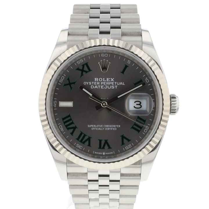  Rolex Datejust 36 Jubilee Wimbledon Dial 