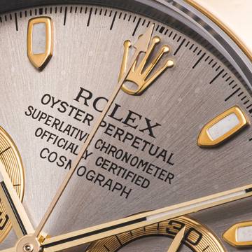  Rolex Daytona 40 Steel Gold Grey – 116523 – like NEW – 2005 Lc100 Full Set 