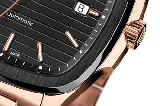 Thumbnail von Epos 3511 PVD Gold/schwarz Dresswatch different colors and straps PVD Gold or leather strap