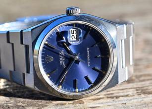 Thumbnail von Rolex Datejust Oysterquartz 17000 | rare MK 1 / first series | blue dial | unpolished