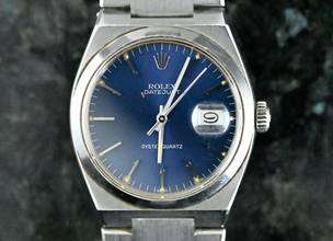 Thumbnail von Rolex Datejust Oysterquartz 17000 | rare MK 1 / first series | blue dial | unpolished