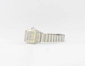 Thumbnail von Cartier Santos Galbée Stahl / Gold