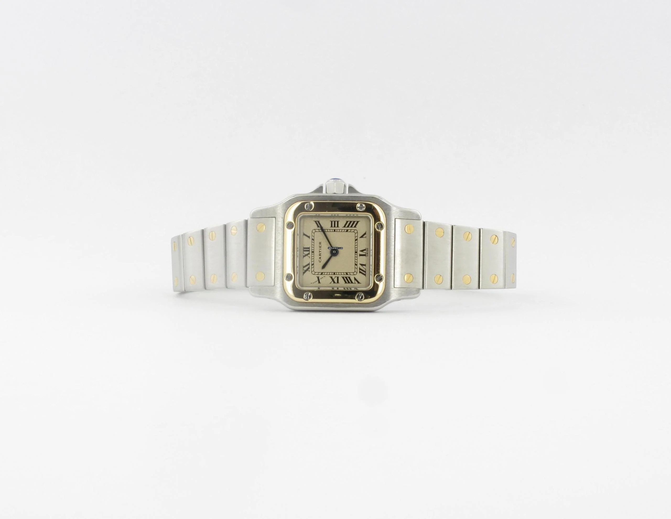  Cartier Santos Galbée Stahl / Gold 