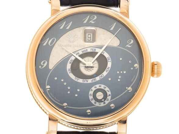  Martin Braun Heliozentic PB Ref.014 RG 2005 Full Set wie Neu Vintage Heliozentic PB Diamanten 18kt Roségold 129g 