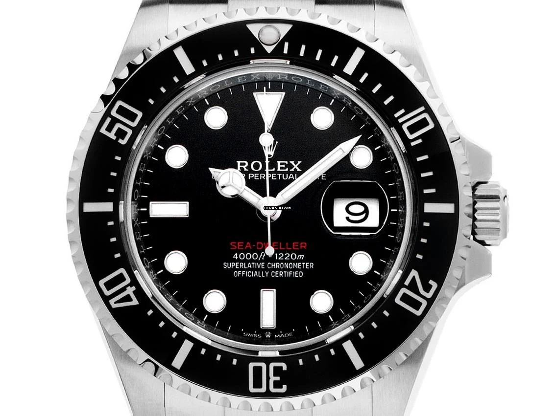  Rolex Sea-Dweller 4000 Red Ref.126600 2019 LC 100 Full Set wie Neu Sea-Dweller 4000 Red 